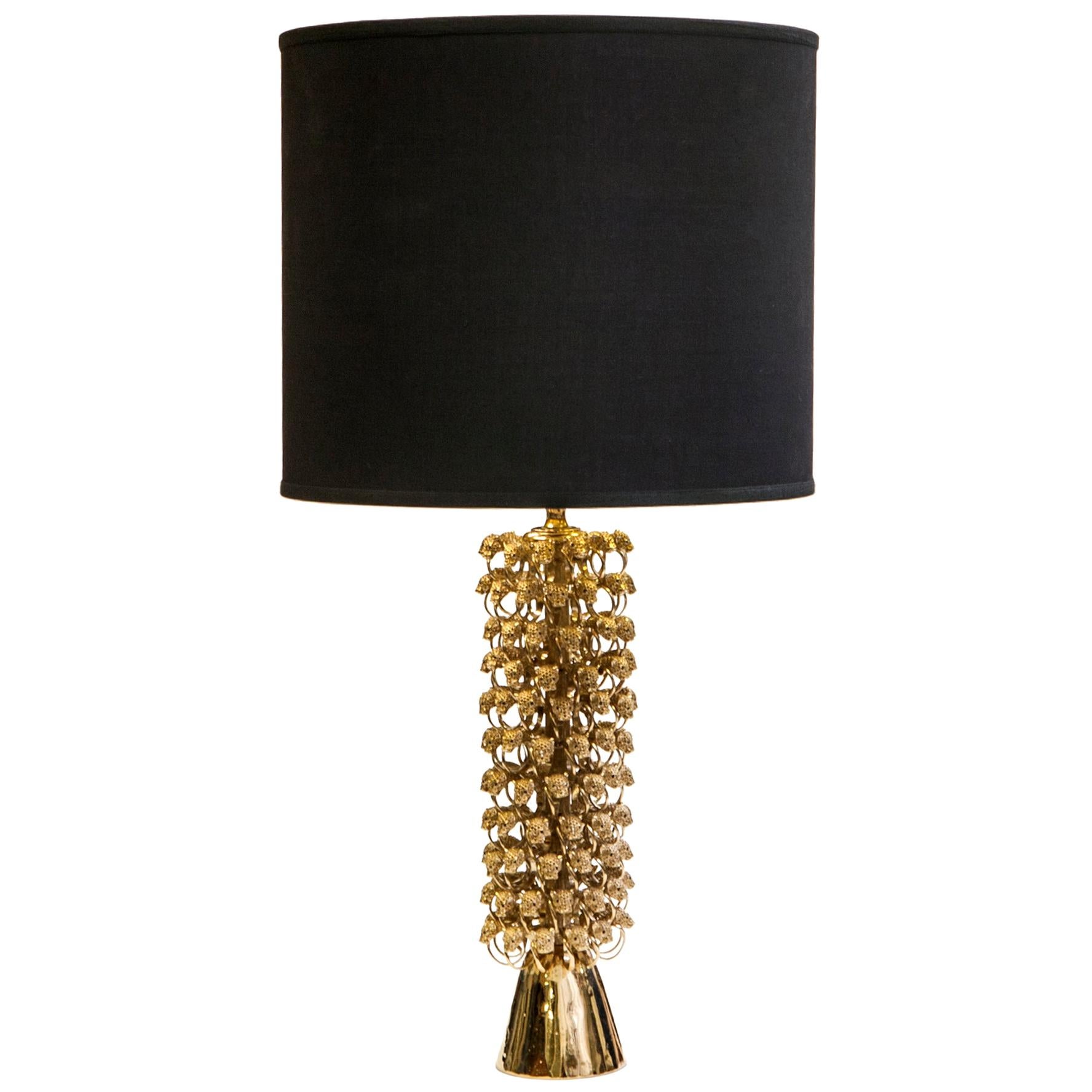Animalier Brass Table Lamp from Iosselliani Design Circus Collection For Sale