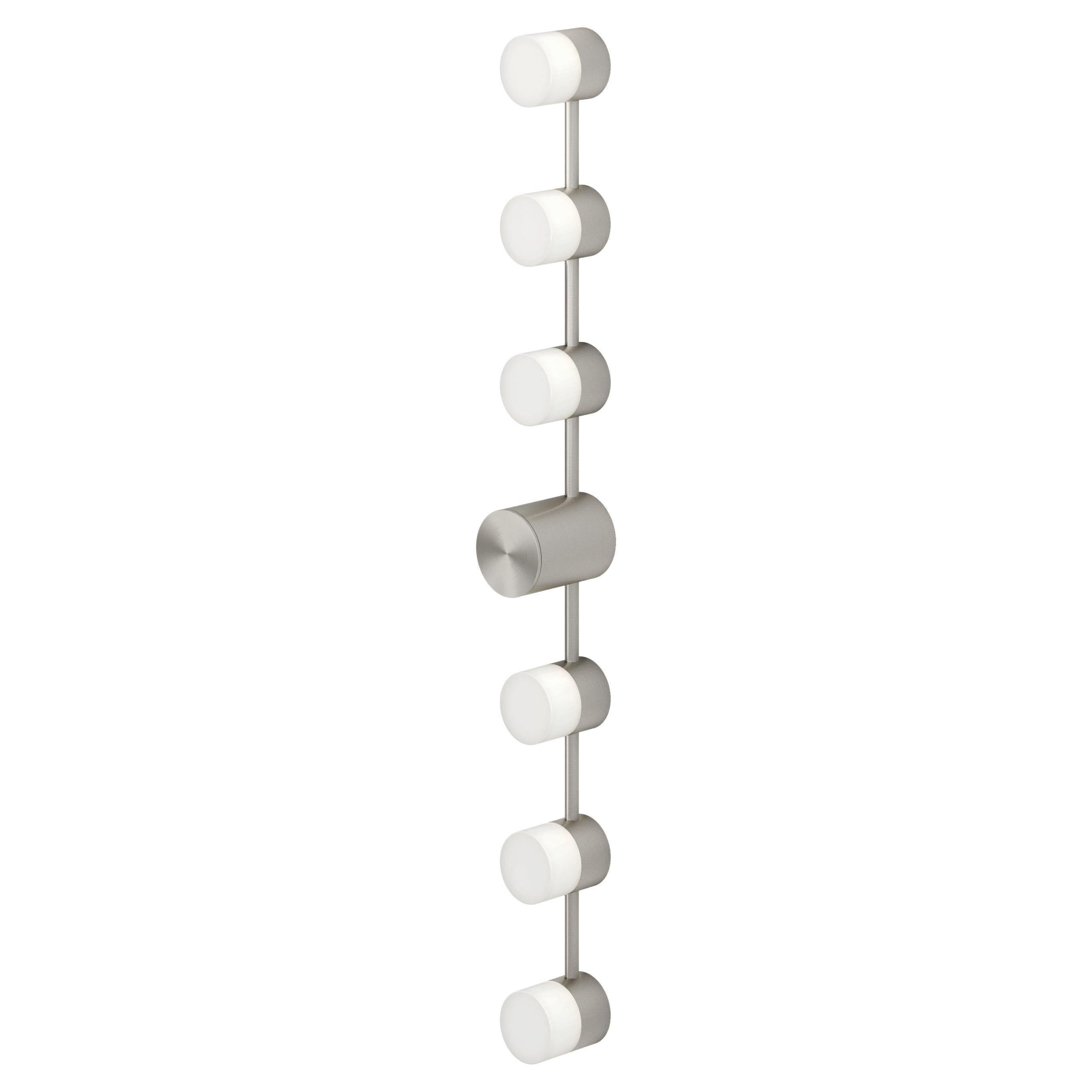 Ip Backstage L6 Satin Nickel Wall Light by Emilie Cathelineau