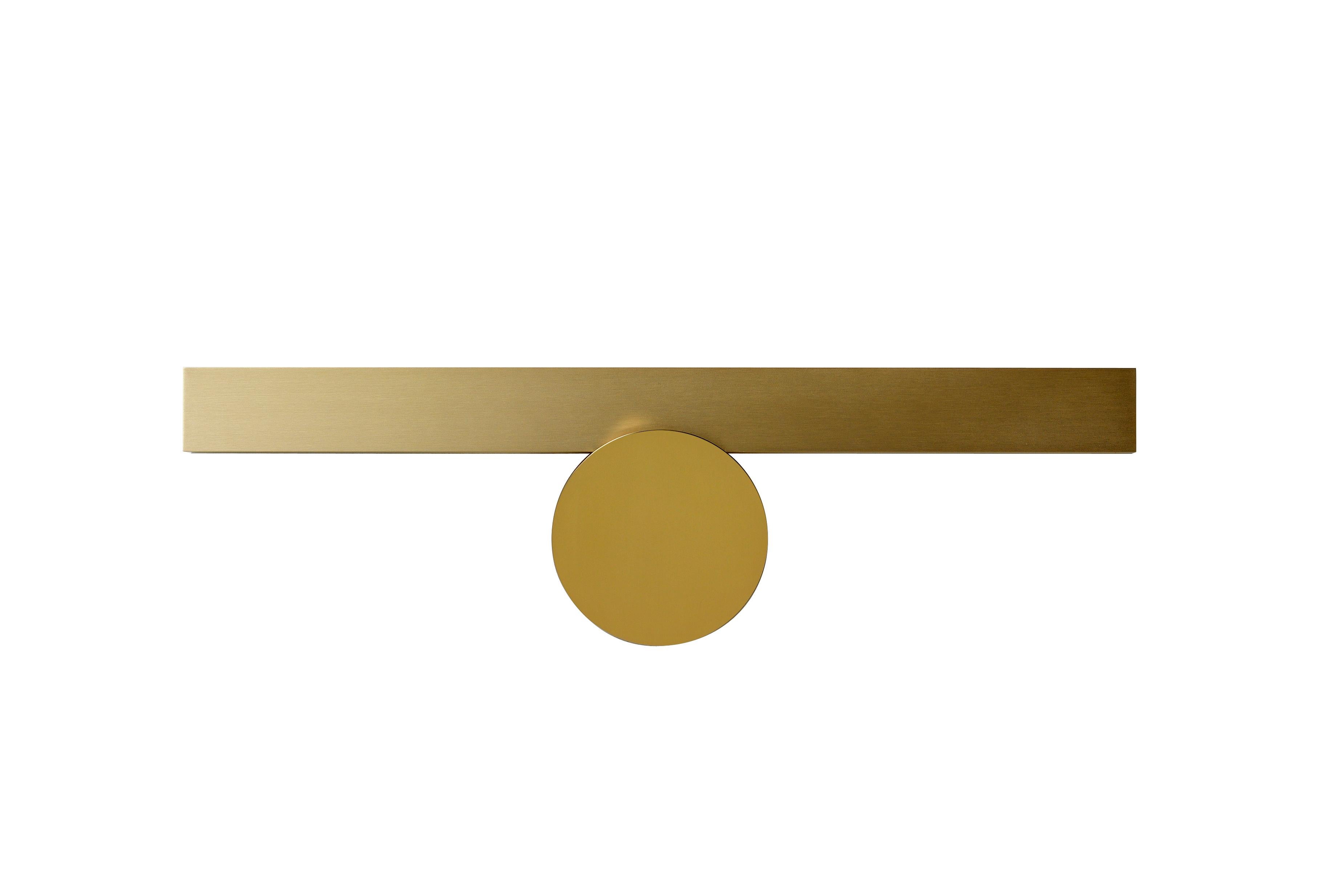 Postmoderno Applique Ip Calee V1 in ottone satinato e lucidato di POOL in vendita