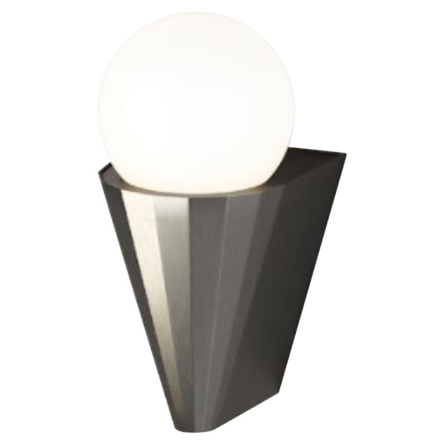 Ip Cornet Satin Graphite Wall Light by Emilie Cathelineau For Sale