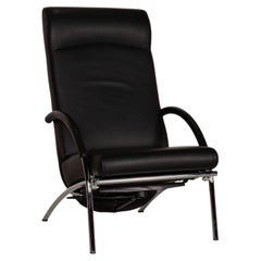 IP Design Curve by Blennemann Leather Armchair Black Function Relax Function