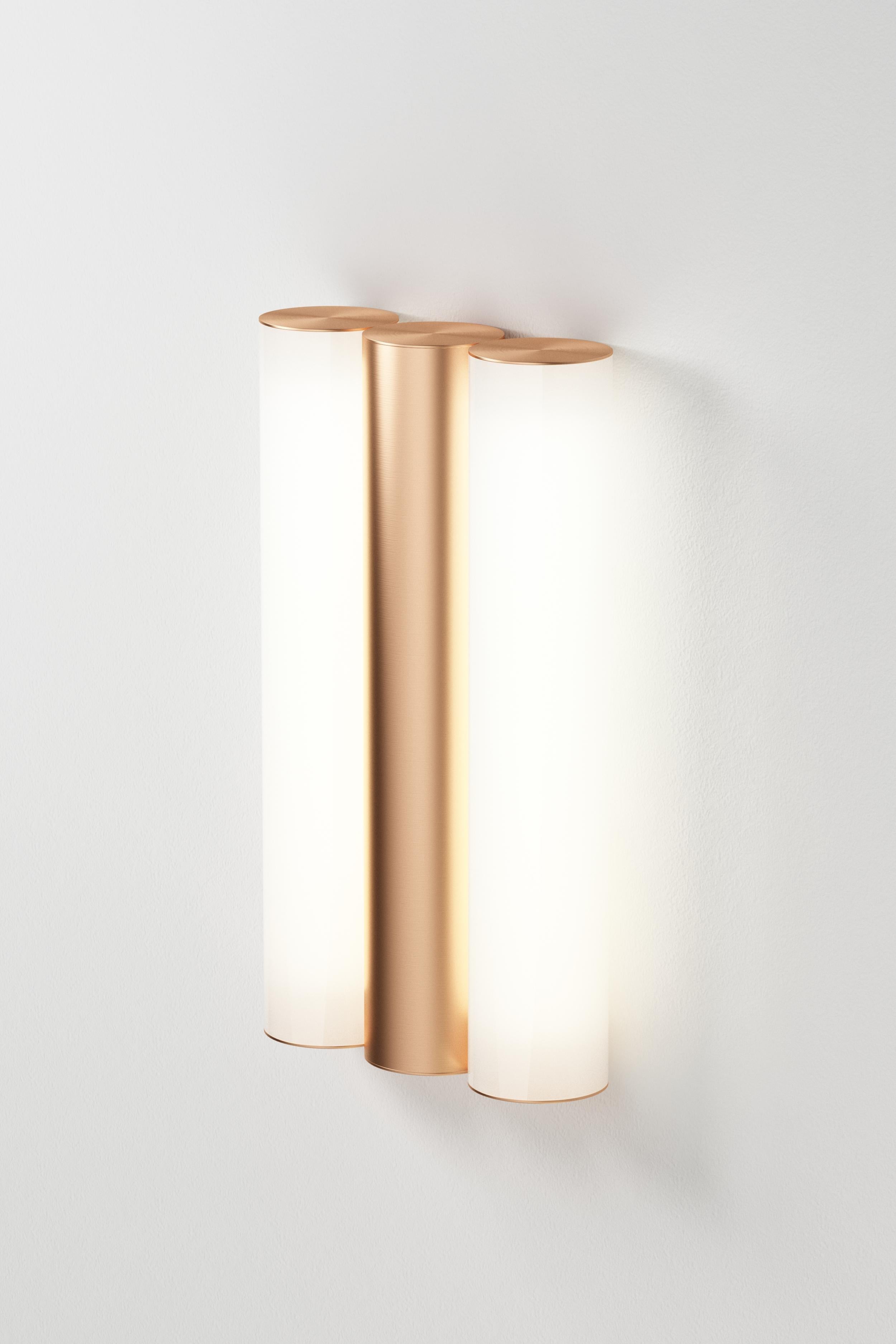Ip Gamma Satin Nickel Wall Light by Sylvain Willenz In New Condition For Sale In Geneve, CH