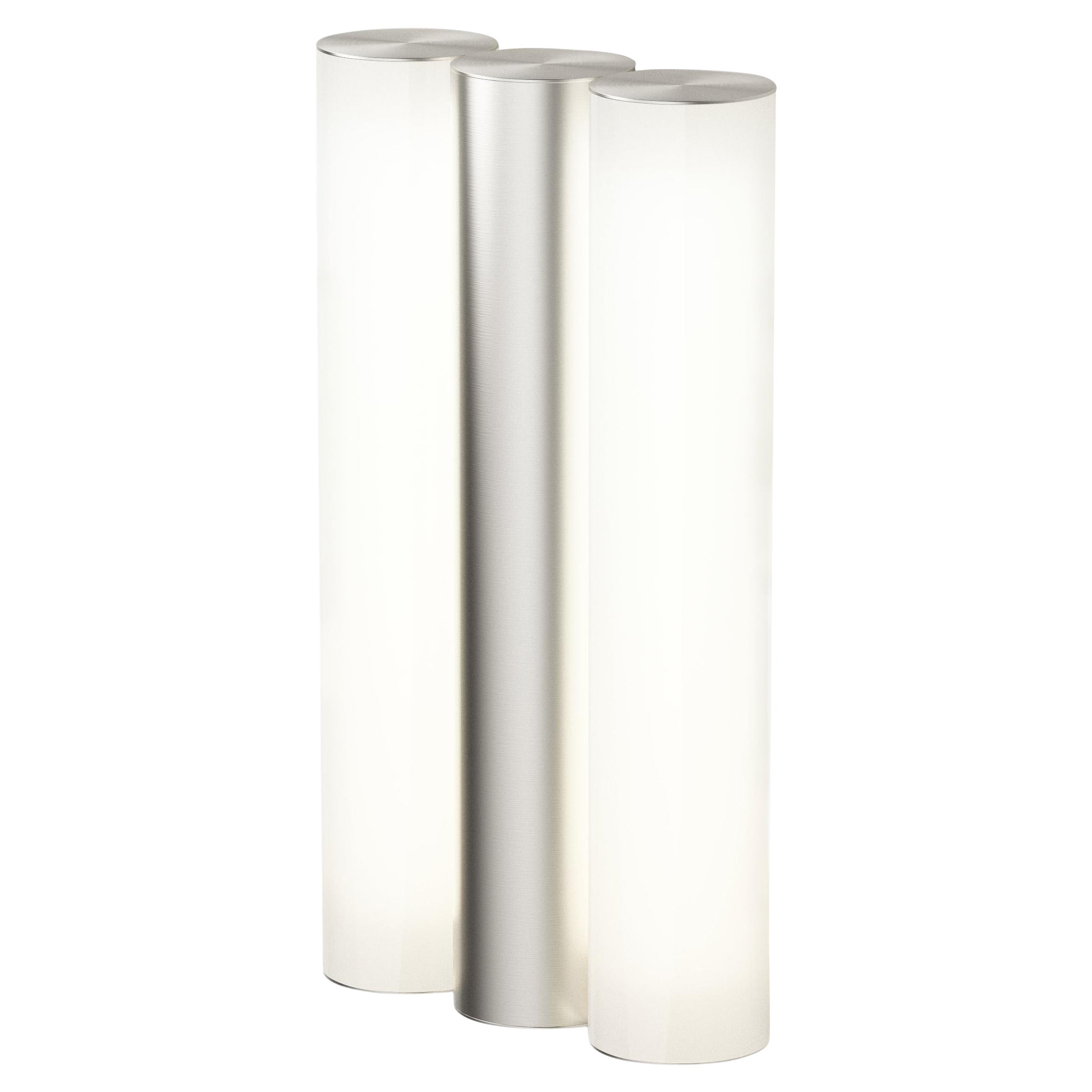 Ip Gamma Satin Nickel Wall Light by Sylvain Willenz For Sale