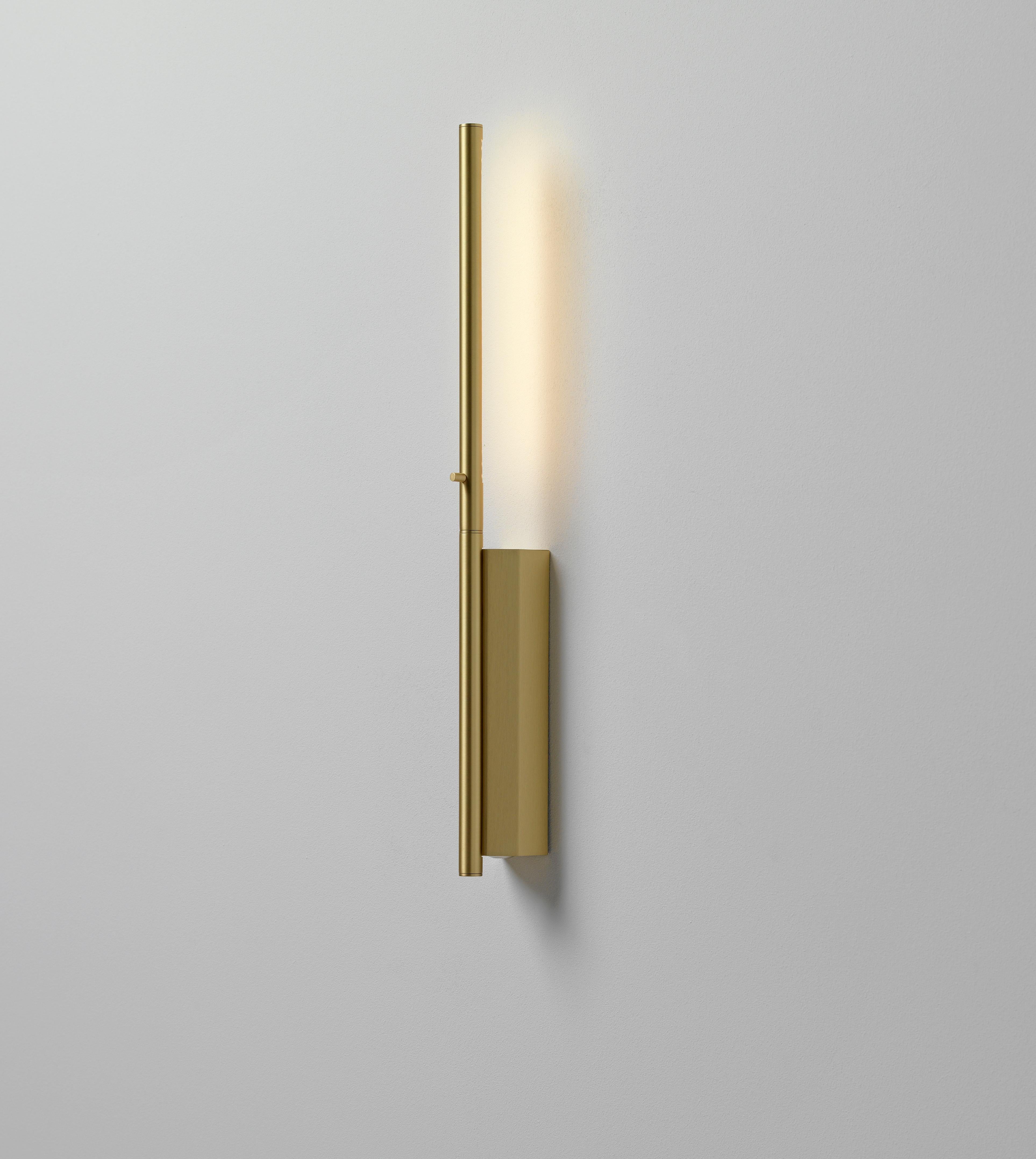 Post-Modern IP Link 410 Polished Brass Wall Light by Emilie Cathelineau For Sale