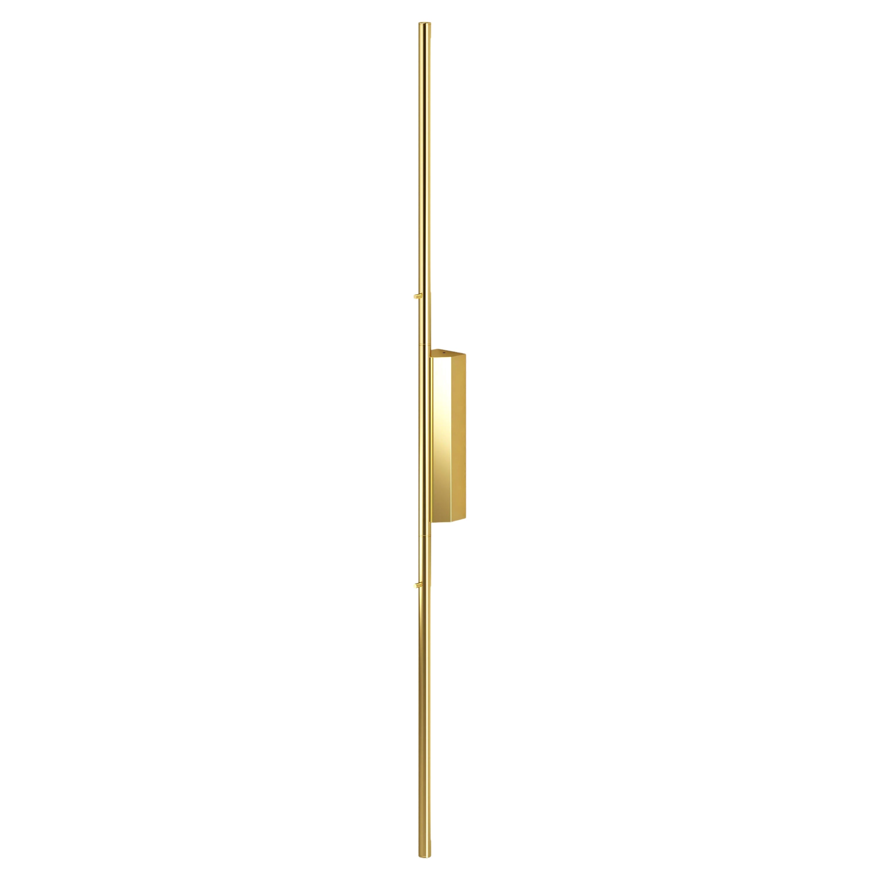 IP Link Double 1300 Polished Brass Wall Light by Emilie Cathelineau For Sale