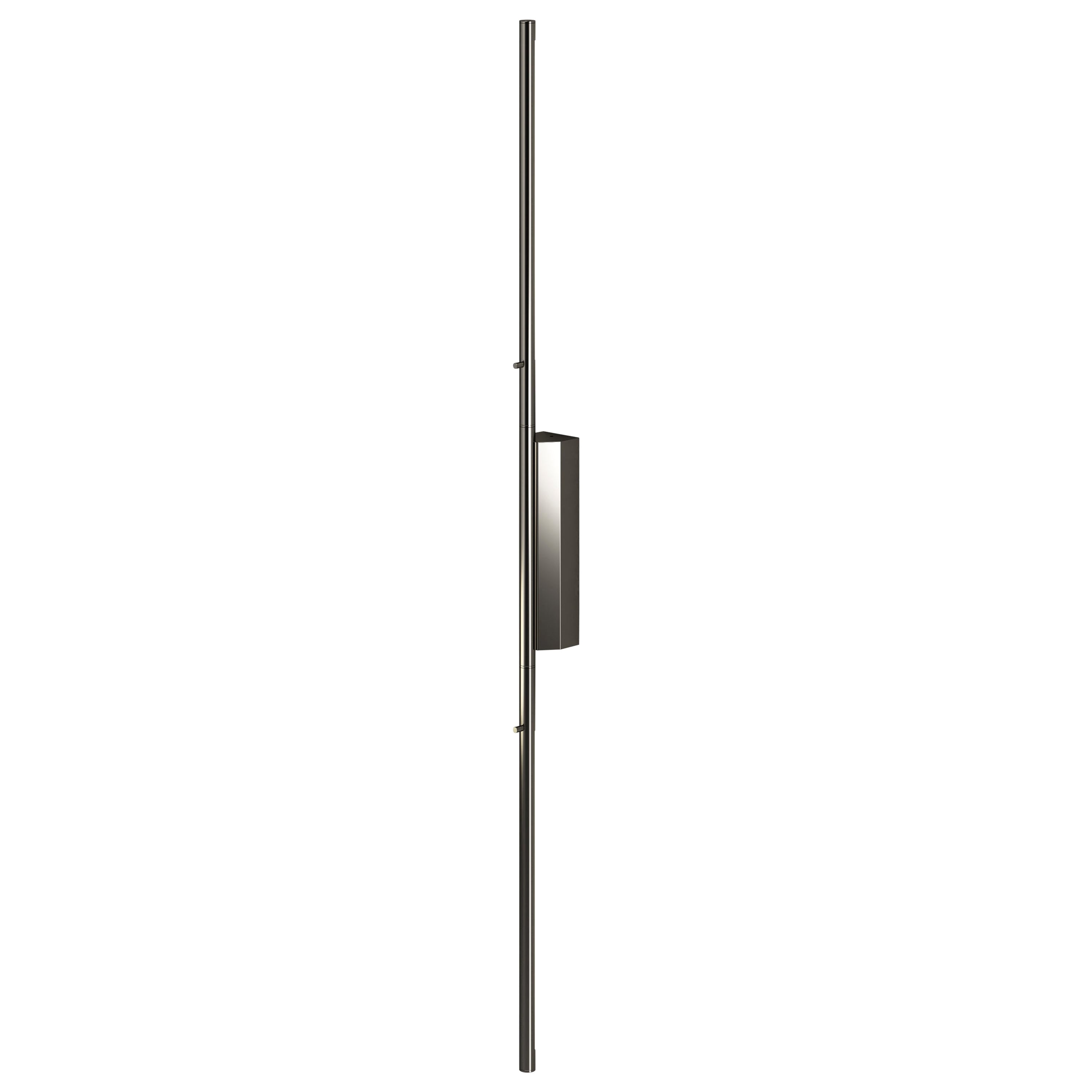 IP Link Double 1300 Polished Graphite Wall Light by Emilie Cathelineau