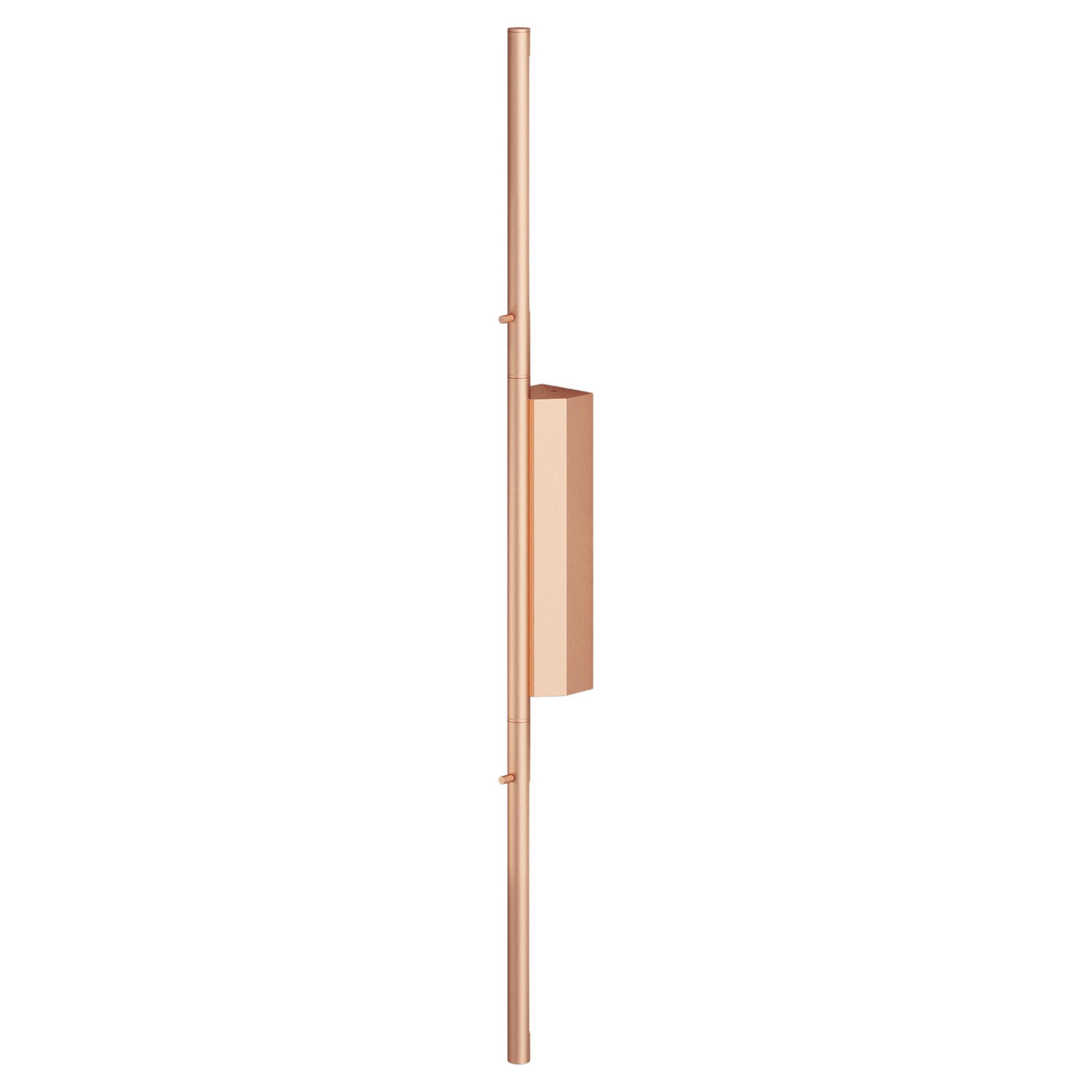 IP Link Double 610 Satin Copper Wall Light by Emilie Cathelineau For Sale