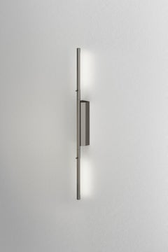 IP Link Double 610 Satin Graphite Wall Light by Emilie Cathelineau
