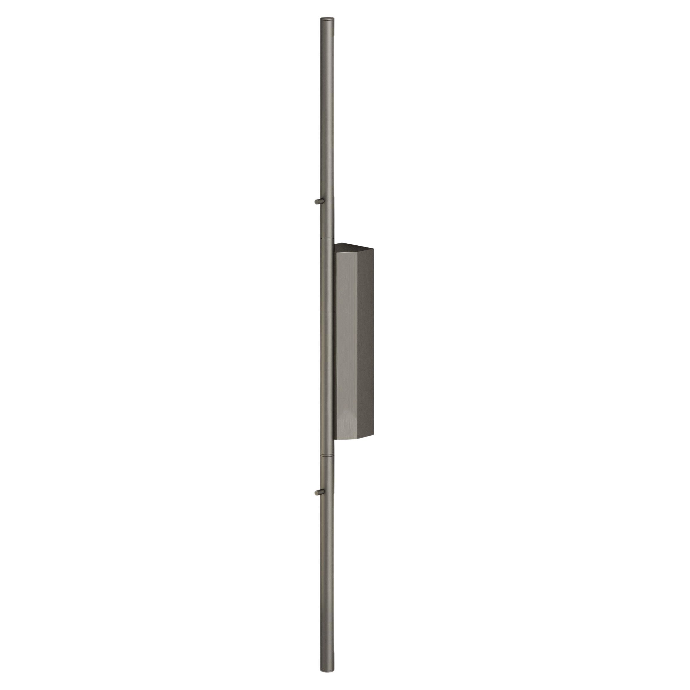 IP Link Double 610 Satin Graphite Wall Light by Emilie Cathelineau For Sale