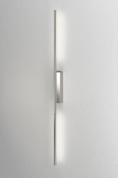 Applique murale à double maillon IP 960 en nickel poli d'Emile Cathelineau
