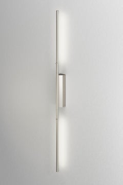IP Link Double 960 Satin Nickel Wall Light by Emilie Cathelineau