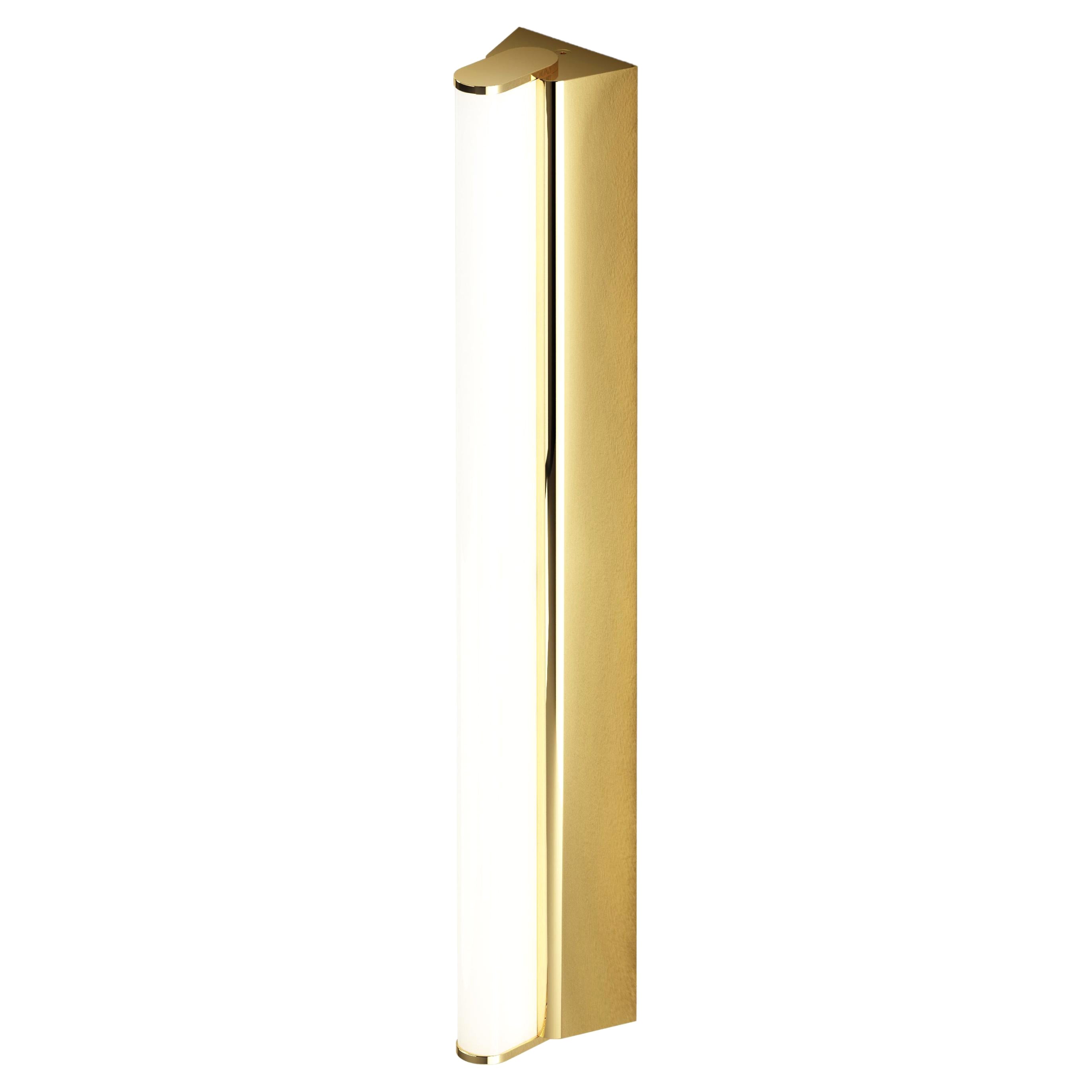 IP Metrop 325 Polished Brass Wall Light by Emilie Cathelineau For Sale