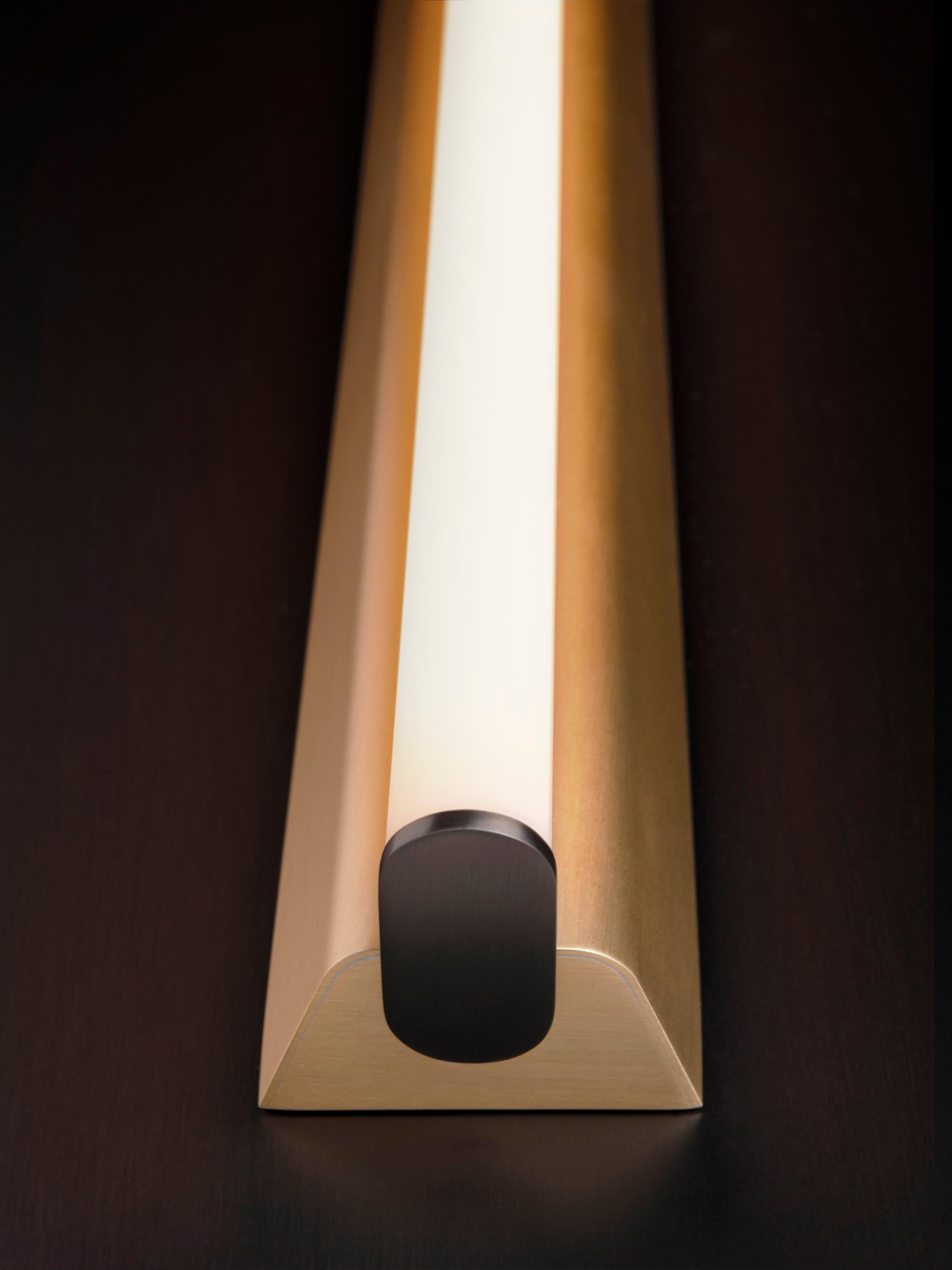 Contemporary IP Metrop 325 Satin Brass Wall Light by Emilie Cathelineau For Sale
