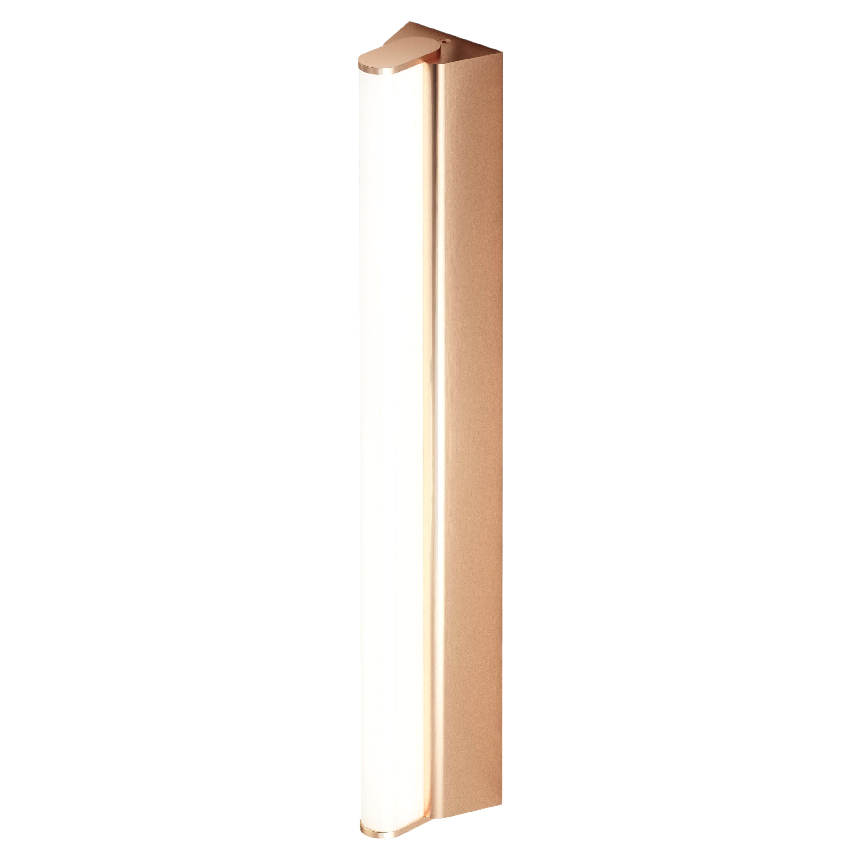 IP Metrop 325 Satin Copper Wall Light by Emilie Cathelineau For Sale