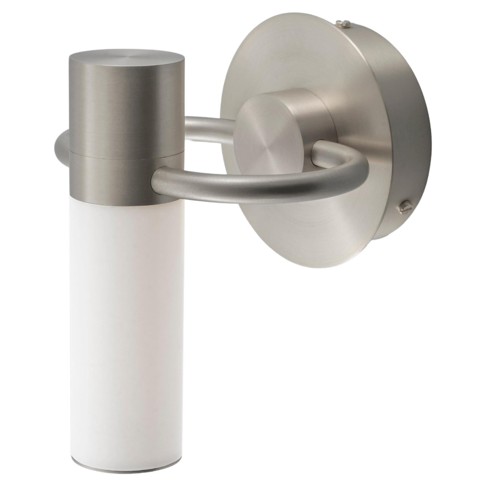 Ip Storm Satin Nickel Wall Light by Emilie Cathelineau For Sale