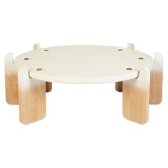 Tavolino Ipanema, Oak Oak naturale con effetto Ombre, fatto a mano da Duistt