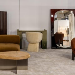 Ipanema Console Tablein HG Lacquered wood with Ombré Effect & Brass details