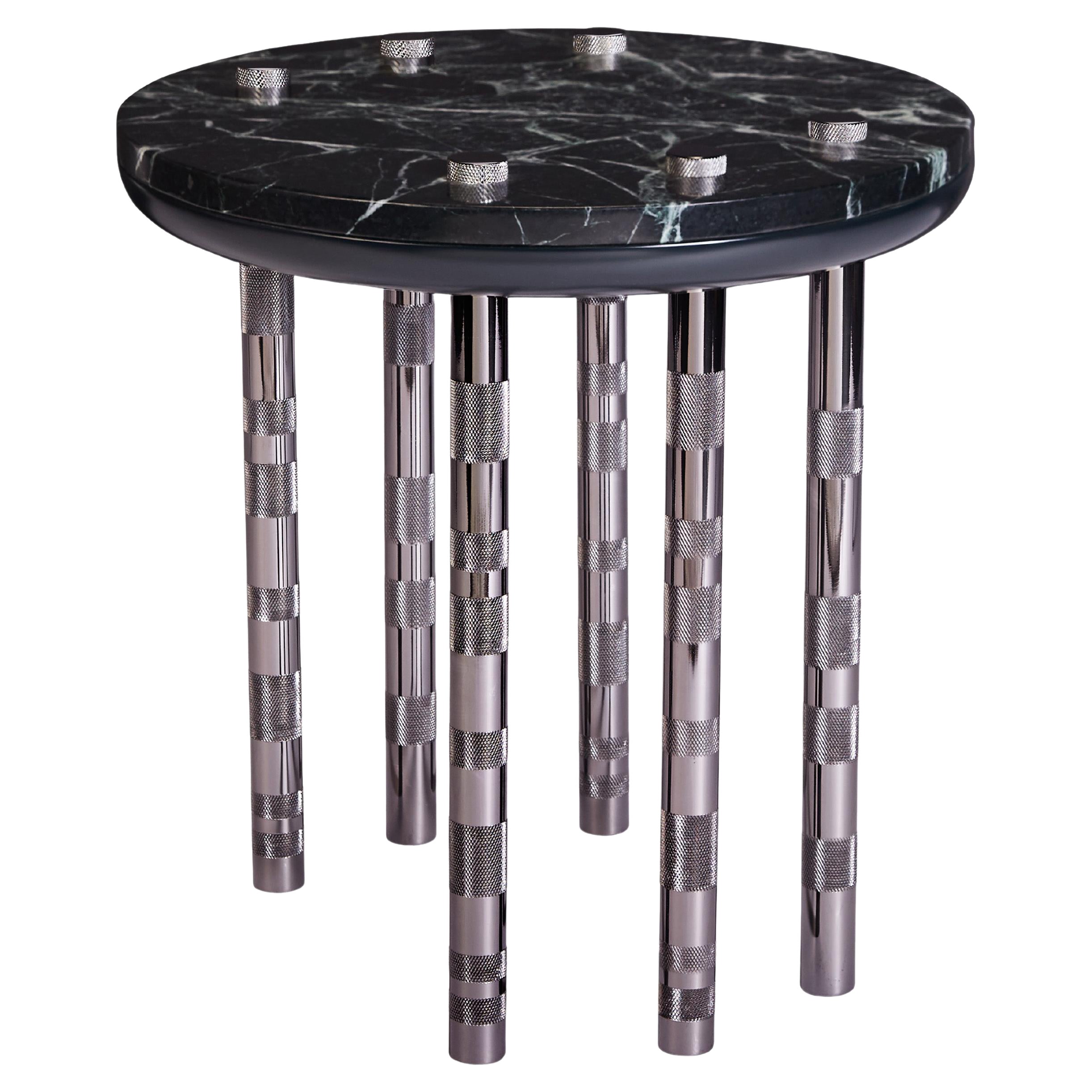 Ipanema Nickel Plated Side Table, Handcrafted in Portugal by Duistt