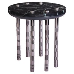 Ipanema Nickel Plated Side Table, Handcrafted in Portugal by Duistt