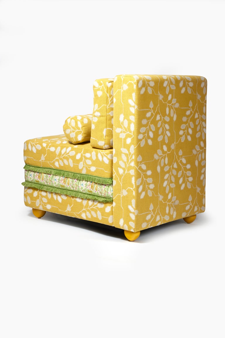 Art Deco Ipanema Sunny Armchair Designed by Laura Gonzalez For Sale