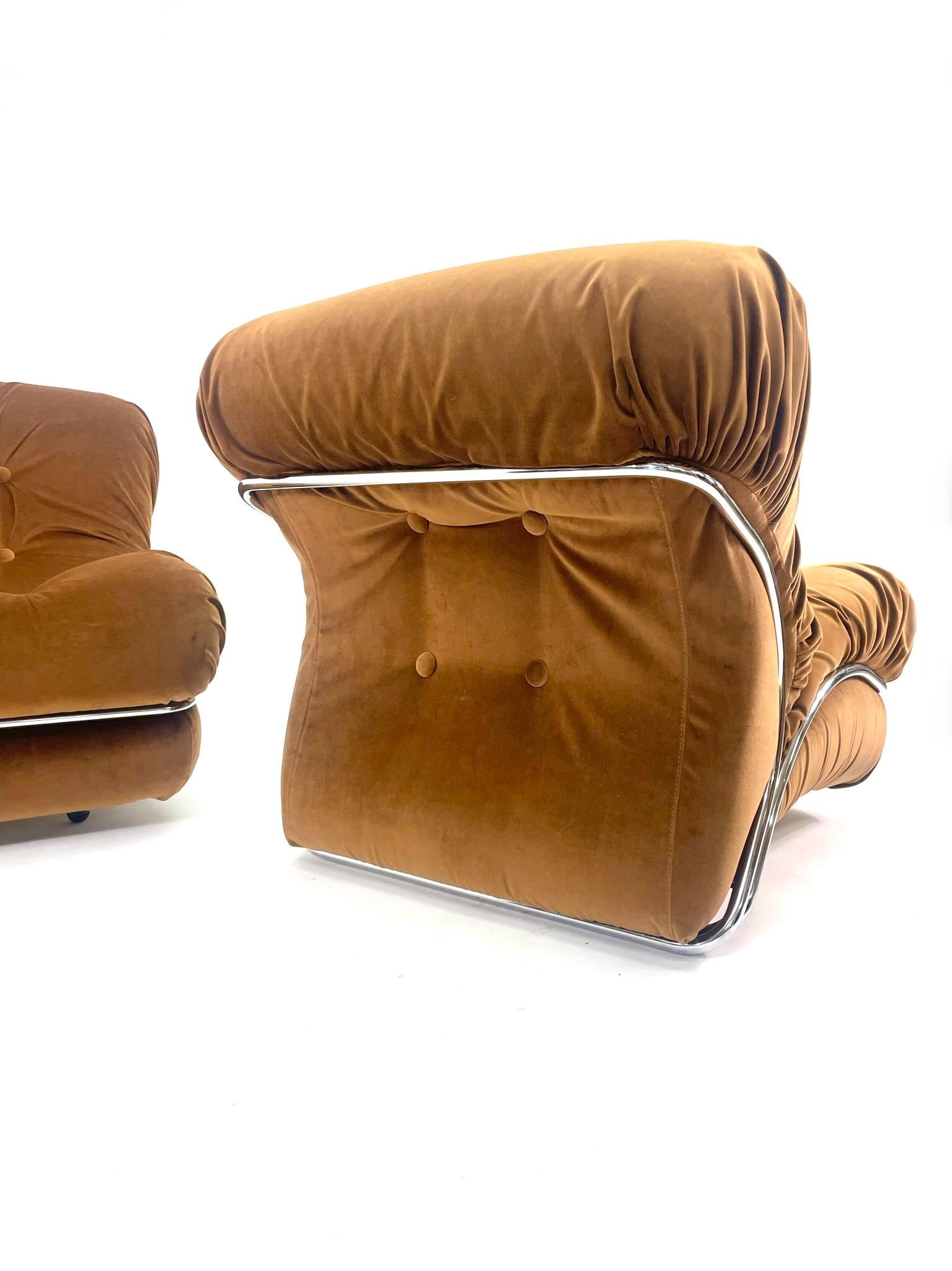 I.P.E. 'Corolla' Lounge Chair (2 available) For Sale 4