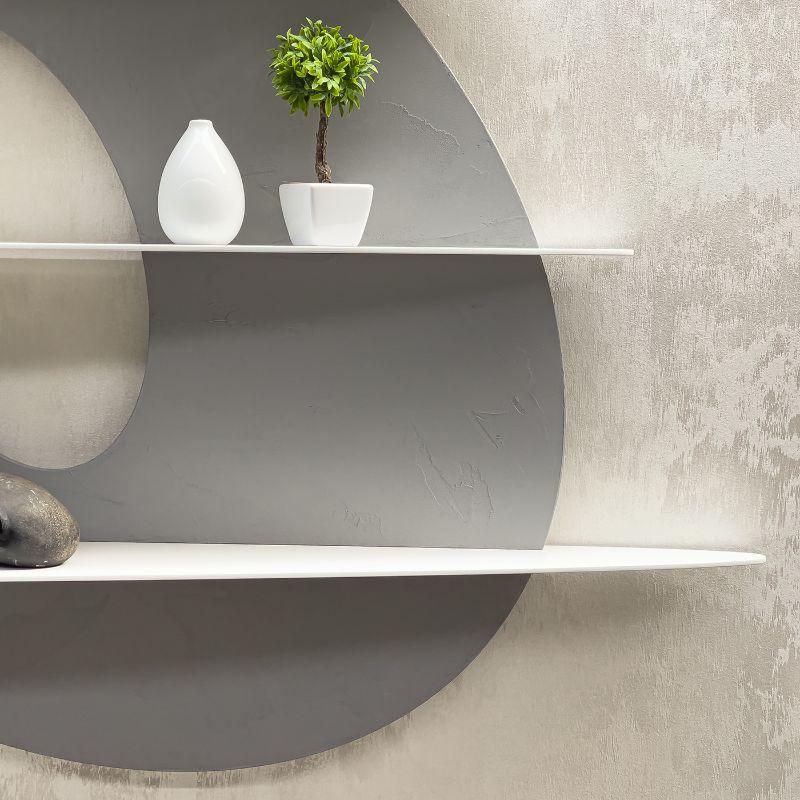 Modern Iperbole Concrete Wall Bookcase