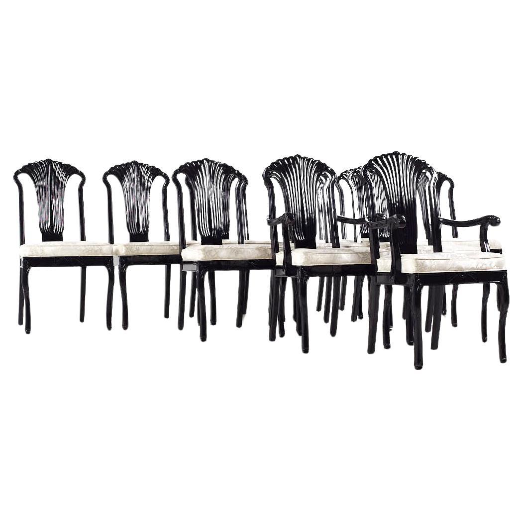 IPF International Furniture Art Deco Style Dining Chairs Set of 12