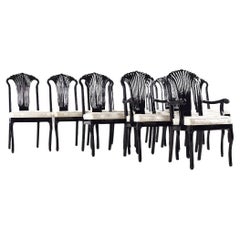 IPF International Furniture Art Deco Style Dining Chairs - Set of 12