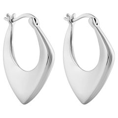 Ippo Earrings with White Gold Vermeil