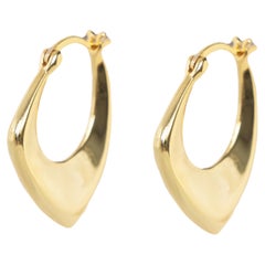 Ippo Earrings with Yellow Gold Vermeil