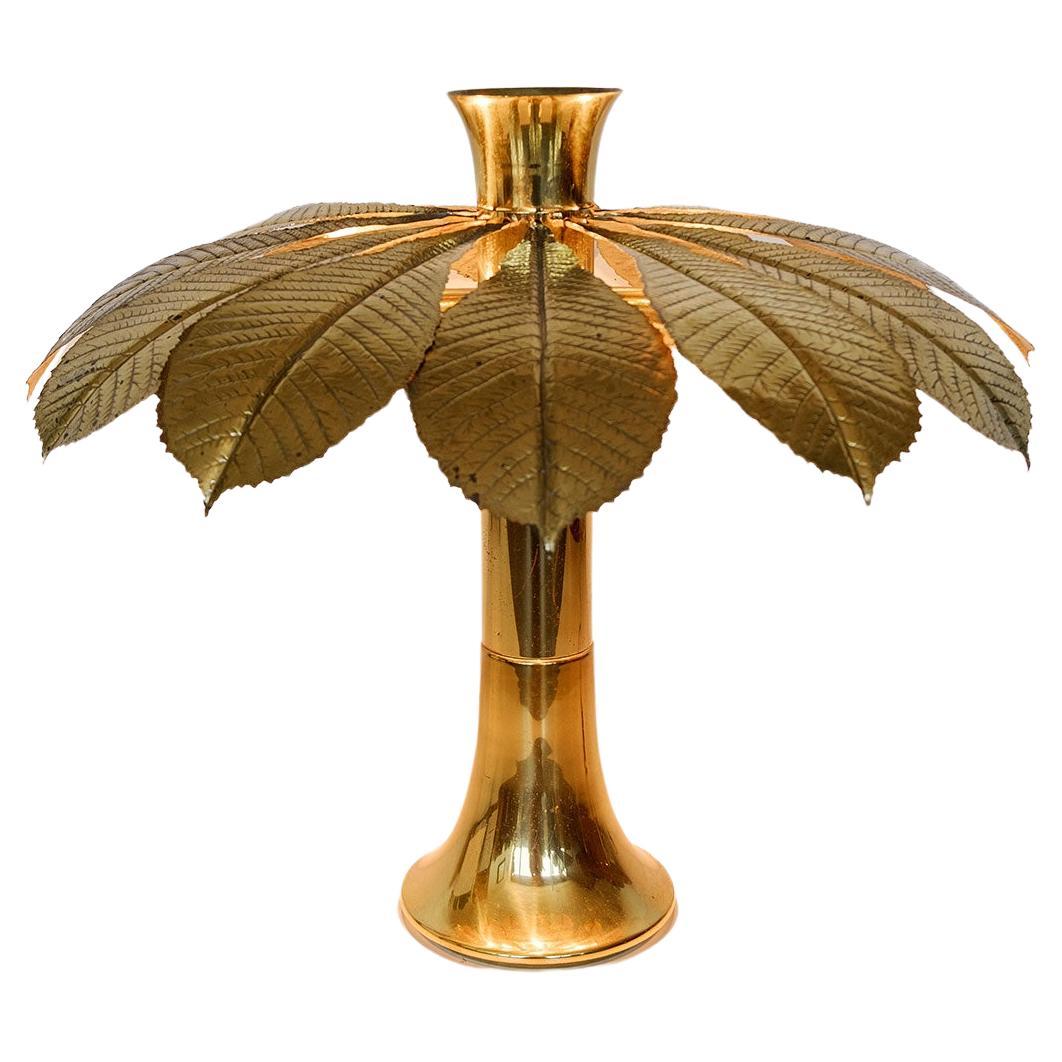 Ippocastano (Chestnut) Brass Lamp by Carlo Giorgi for Bottega Gadda, Milano For Sale