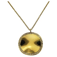 Ippolita 18 Karat Yellow Gold and Diamond Pendant Necklace