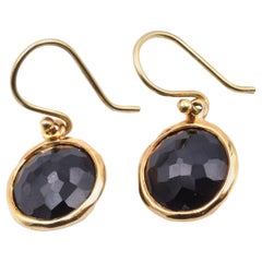 Ippolita 18 Karat Yellow Gold Black Onyx Dangle Earrings