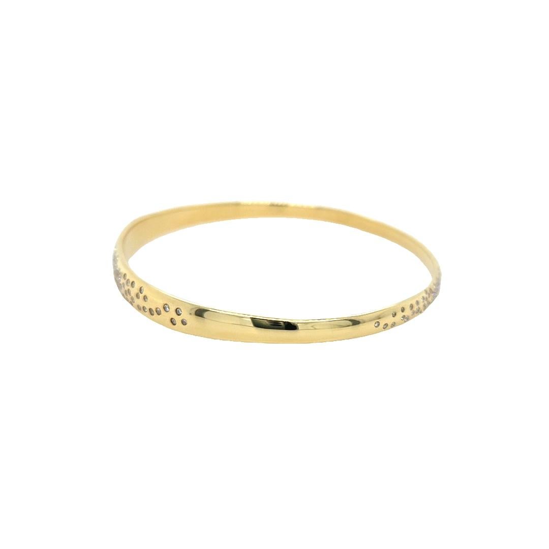 Refined sophistication meets everyday luxury in this exquisite Ippolita 18 karat yellow gold diamond bracelet. Crafted with precision and unmistakable elegance, this designer piece features 358 round-cut diamonds of VS clarity and G/H color,