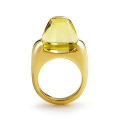 Ippolita 18 Karat Yellow Gold Lemon Quartz Ring