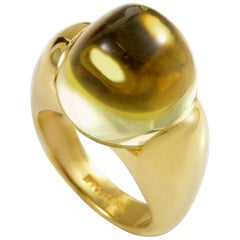 Ippolita 18 Karat Yellow Gold Lemon Quartz Ring