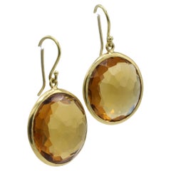 Ippolita 18 Karat Yellow Gold Lollipop Citrine Dangle Drop Earrings