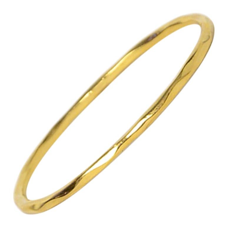 Ippolita 18k Gold Classico Faceted Bangle Bracelet 7.5" sz 2 rt. $995