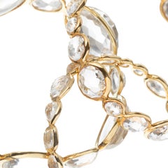 Ippolita 18 Karat Gold Lollipop Bergkristall-Armreif mit drei Stapeln