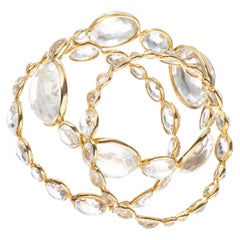 Ippolita - Bracelet jonc en or 18 carats et cristal de roche « Lollipop Rock »