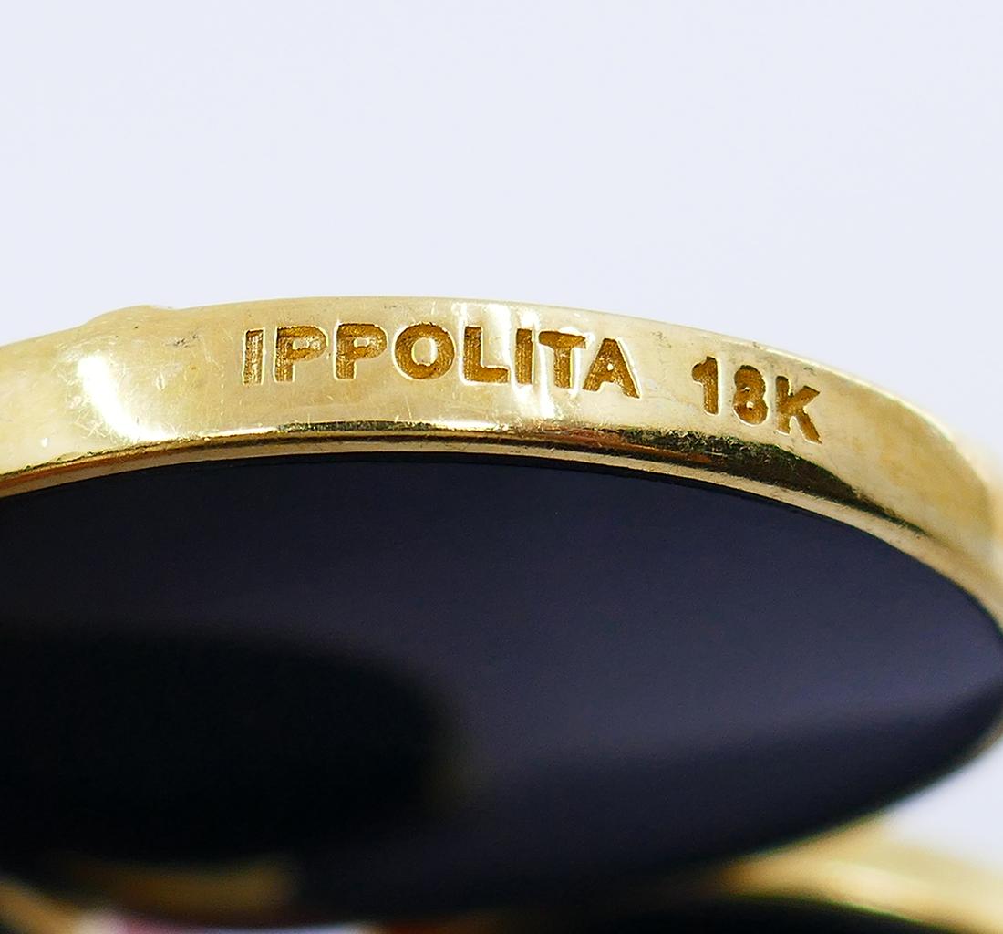 Ippolita Collier pendentif en or 18 carats avec incrustation de pierres précieuses, bijou de succession Excellent état - En vente à Beverly Hills, CA