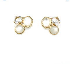 Ippolita 18k Gold Rock Candy Gelato 3-Stein-Ohrstecker
