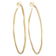 Ippolita 18k Yellow Gold 0.15 Carat Diamond Hoop Earrings