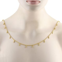 Ippolita 18K Yellow Gold 1.05ct Diamond Long Necklace
