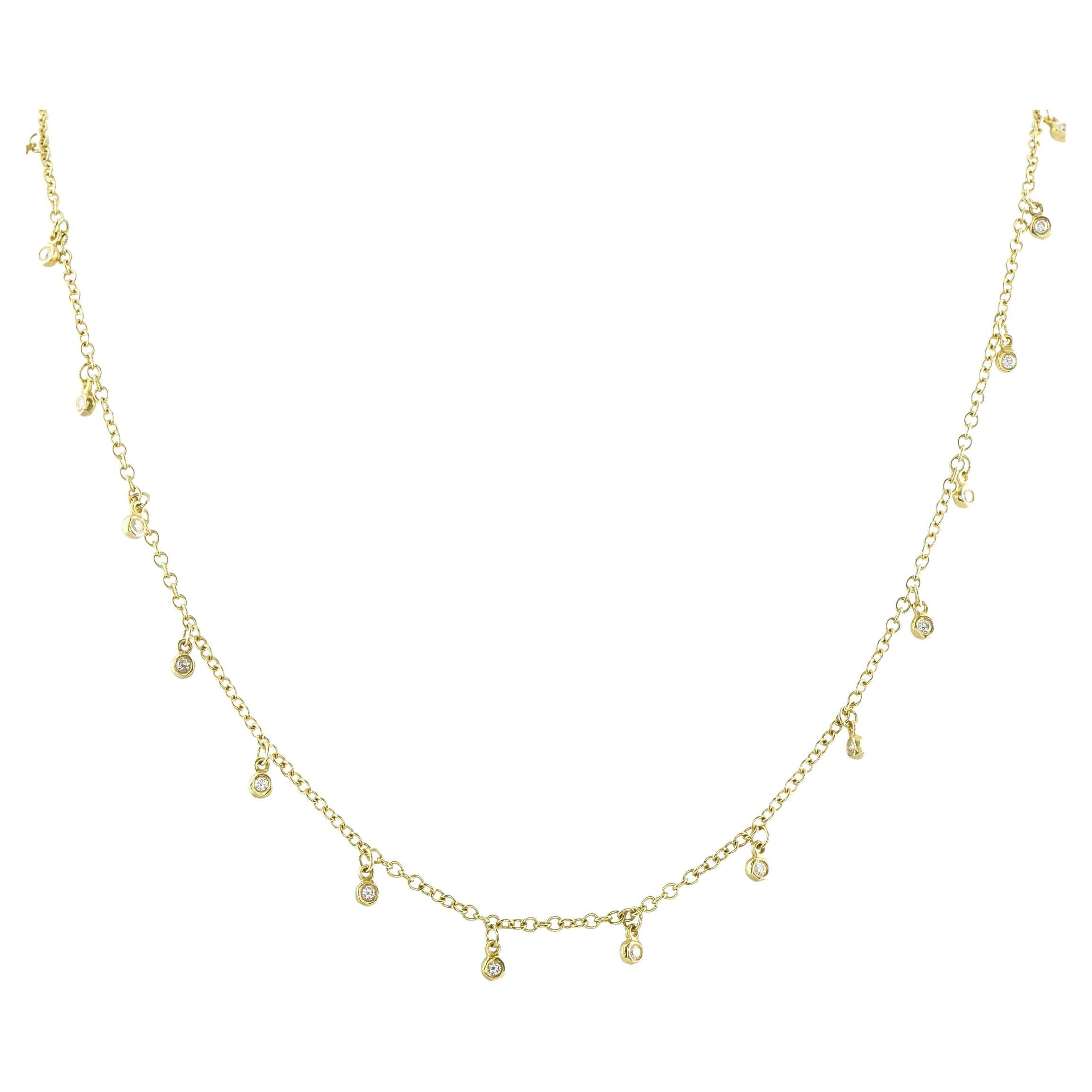 Ippolita Sautoir en or jaune 18 carats 1,05 ct de diamant