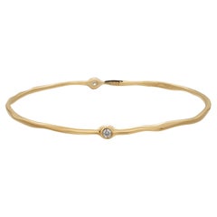 Ippolita 18K Yellow Gold and Diamond Bangle Bracelet