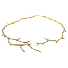 Ippolita 18K Yellow Gold Diamond Hinged Collar Necklace