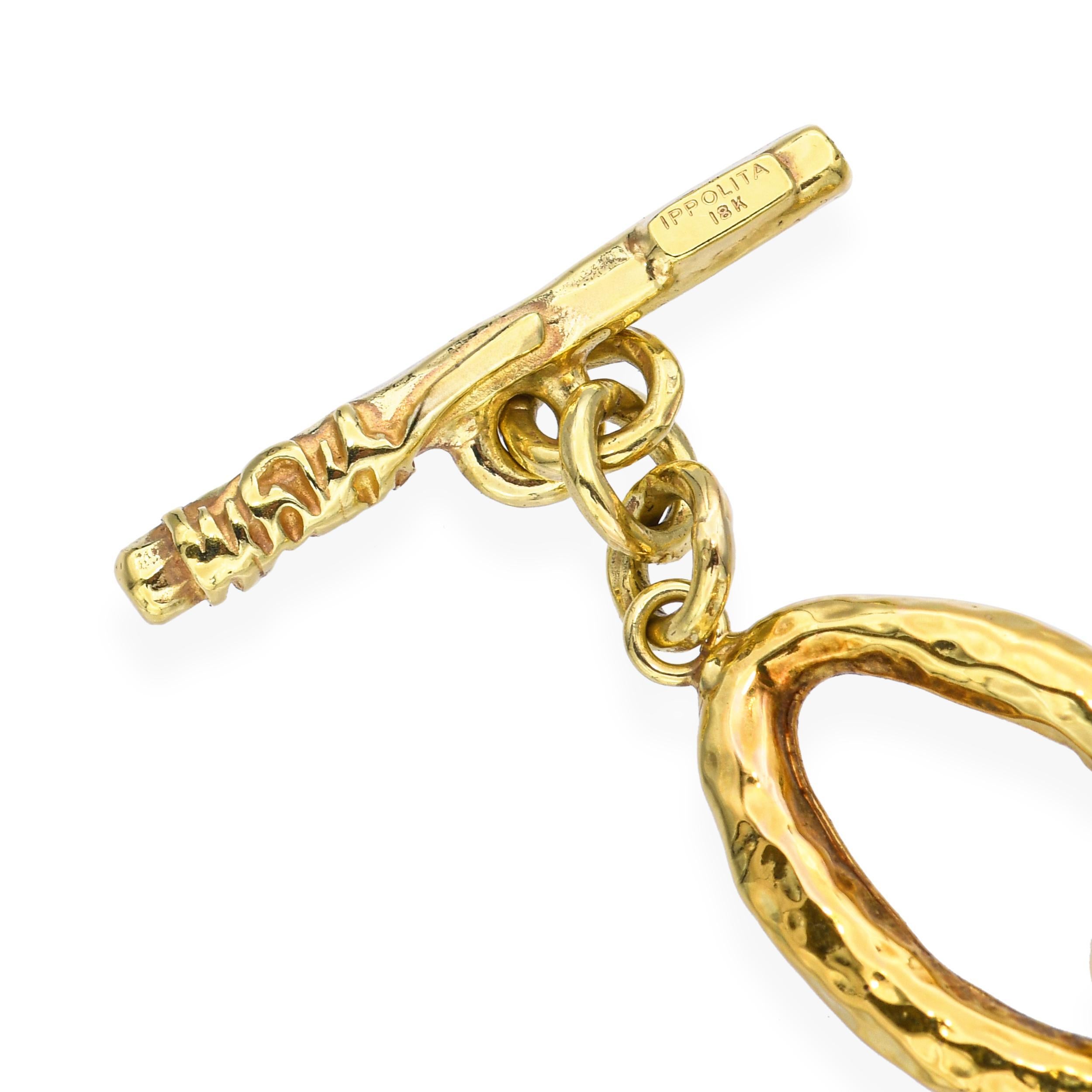  Ippolita Collier à maillons en or jaune 18K martelés Bastille Pour femmes 