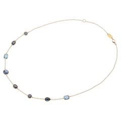 Ippolita 18K Gelbgold Multi-Stone Rock Candy Station Halskette