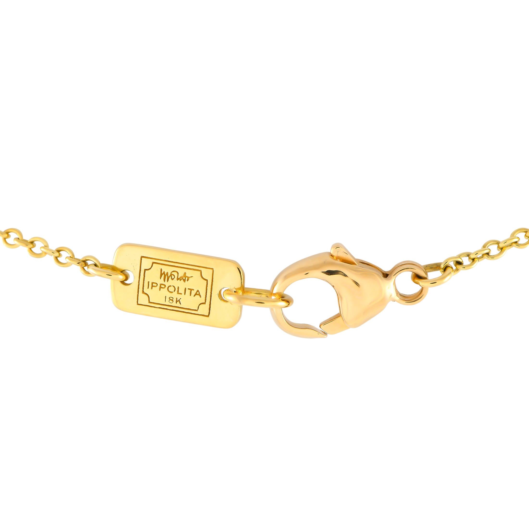 Ippolita 18K Yellow Gold Necklace In Excellent Condition In Southampton, PA